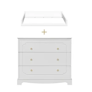 Commode Patches met bladvergroter 3 lades commode